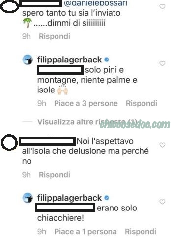 Filippa Lagerback, Daniele Bossari