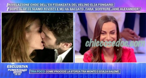 "POMERIGGIO 5" - Elisa Scheffler Pparla ancora di Elia Fongaro..