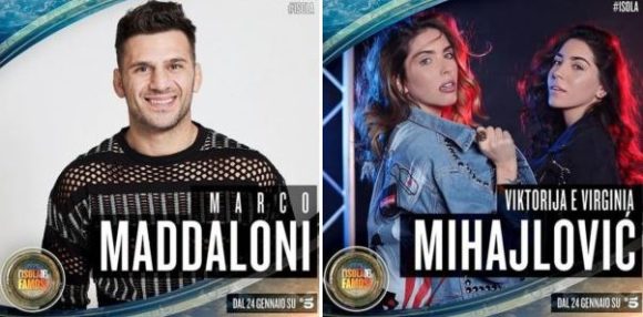 “ISOLA DEI FAMOSI 14” - Marco Maddaloni e le figlie di Mihajlovic ufficialmente nel cast dei naufraghi..