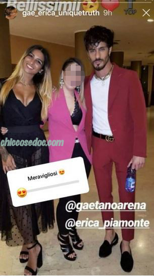 "GF 16" - Erica Piamonte e Gateano Arena con una fan..