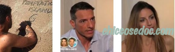 "TEMPTATION ISLAND 6" - David Scarantino e Cristina Incorvaia, dal "Trono Over" la quinta coppia in gioco..