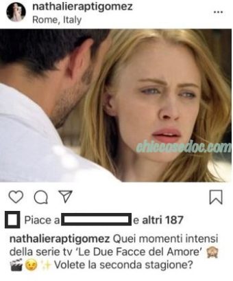 "LE DUE FACCE DELL'AMORE" - Nathalie Rapti Gomez rilancia la possibilità di un seguito?