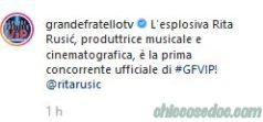 "GRANDE FRATELLO VIP 4" - Rita Rusic ufficialmente nel cast!