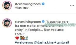 "GRANDE FRATELLO VIP 3" - Stefano Sala in attesa di un figlio dalla moglie Dasha Dereviankina..