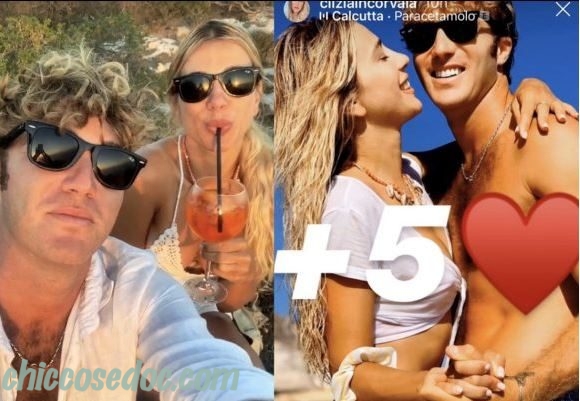 "GRANDE FRATELLO VIP 4" - Quinto mesiversario festeggiato a Lampedusa per Paolo Ciavarro e la fidanzata Clizia Incorvaia, con il pubblico "Ti Amo" della bionda influencer..