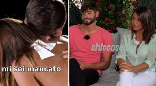 "TEMPTATION ISLAND 7" - Andrea Battistelli convinto dalla fidanzata Anna Boschetti a lasciare con lei 