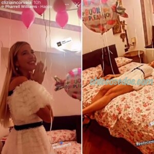 <b>"GRANDE FRATELLO VIP 4" - Paolo Ciavarro sorprende la fidanzata Clizia Incorvaia per il suo compleanno....  Fonte: Instagram Stories</b>