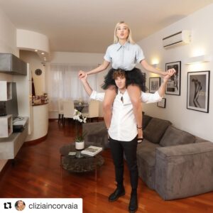 <b>“GRANDE FRATELLO VIP 4” - Clizia Incorvaia ed il fidanzato Paolo Ciavarro nell'home tour in scatti e video della loro nuova casa..  Fonte: Instagram</b>