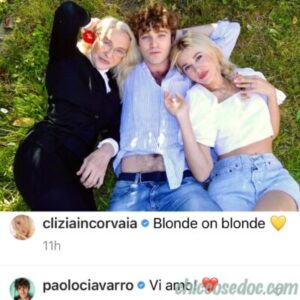 <b>“GRANDE FRATELLO VIP 4” - Paolo Ciavarro e la fidanzata Clizia Incorvaia a casa di Eleonora Giorgi, per la #festadellamamma.. Fonte: Instagram</b>